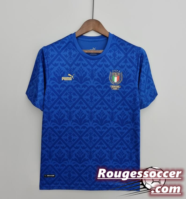 Italy European Championship Blue Kit Soccer Jersey 2022